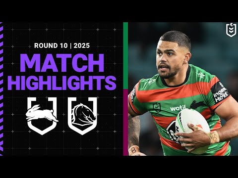 NRL Match Highlights 2025 | Rabbitohs v Broncos | Round 10 img