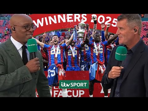 Roy Keane, Ian Wright & Joleon Lescott react to Crystal Palace winning the FA Cup for the first time img