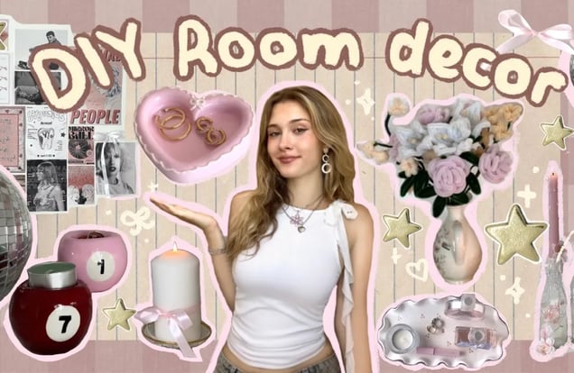 15 diy room decor ideas *aesthetic* ✧･ﾟ: * img